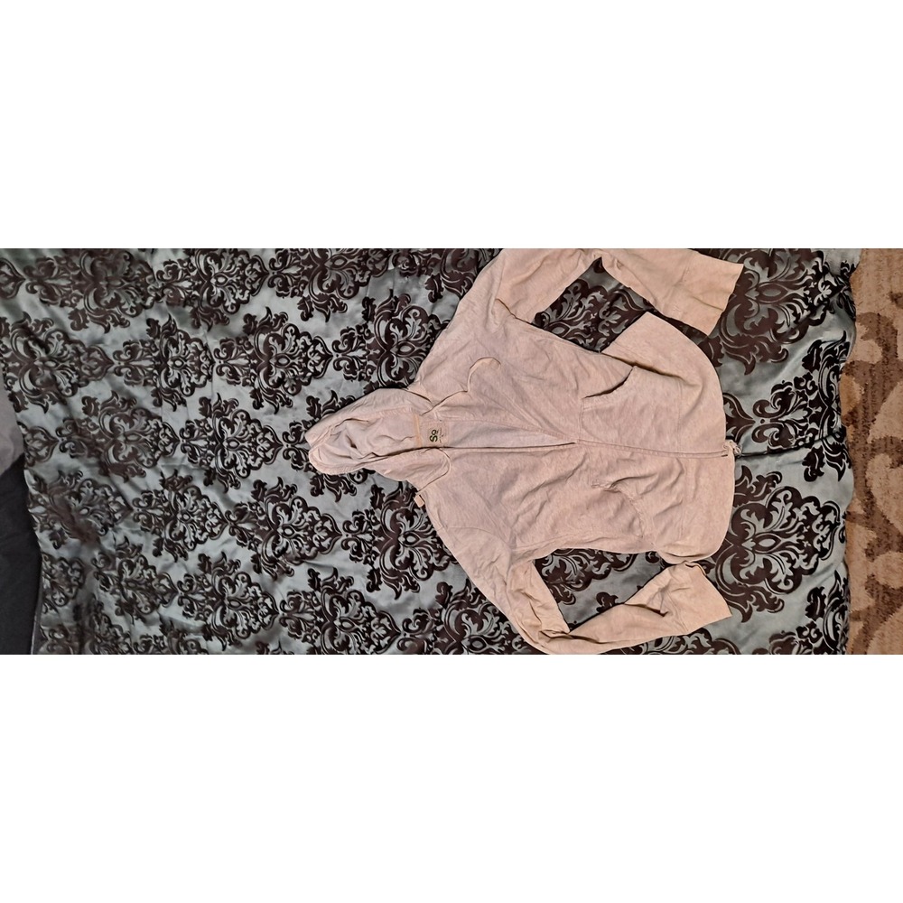 SO Zip Up Hoodie‎ Made In Indonesia XL Beige